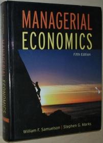 英文原版书 Managerial Economics William F. Samuelson