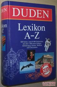 ☆德语原版书 Duden Lexikon A-Z 彩色插图 小百科辞典 词典