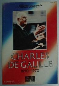 ◇法文原版 album souvenir Charles De Gaulle histoire pour tous