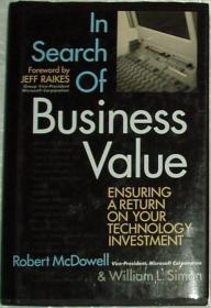 英文原版书 In Search of Business Value /微软副总裁 McDowell