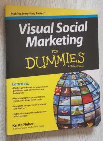 英文原版书 Visual Social Marketing For Dummies by Krista Neher (Author)