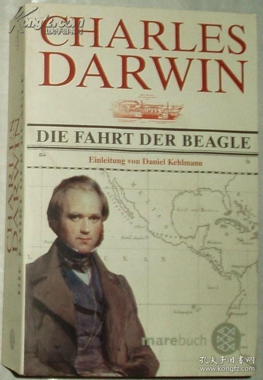 德文原版书 Die Fahrt der Beagle von Charles Darwin