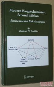 ☆英文原版书 Modern Biogeochemistry: Environmental Risk Assessment