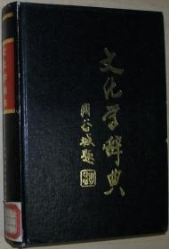 文化学辞典 (精装本) 覃光广 中央民族学院出版社