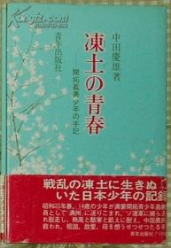 日文原版书 冻土の青春 中田庆雄