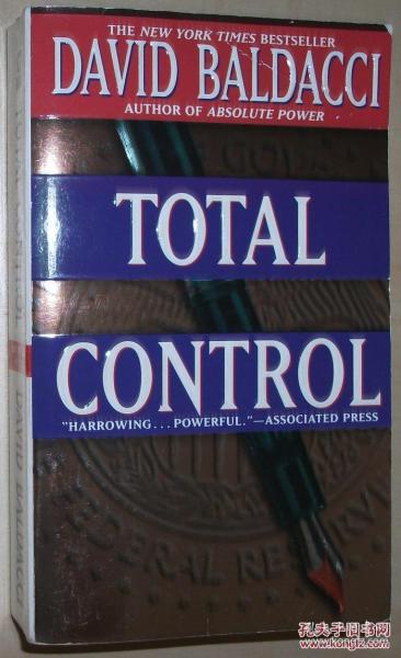 英文原版小说 Total Control Mass Market Paperback by David Baldacci (Author)