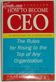 英文原版书 How to Become CEO: The Rules for Rising to the Top 精装版