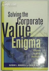 英文原版书 Solving the Corporate Value Enigma 企业价值之谜