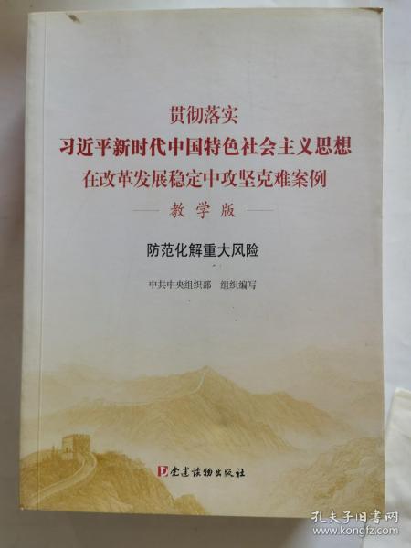 贯彻落实习近平新时代中国特色社会主义思想在改革发展稳定中攻坚克难案例·教学版·防范化解重大风险