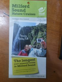 Milford Sound Nature Cruises小折页