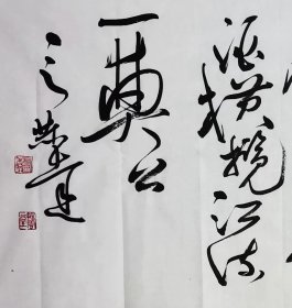 言恭达书法，中国书法家协会副主席，江苏省书法家协会主席，孙中山诗，挽刘道一