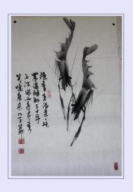 葛艳斌国画作品 ，自幼喜好水墨，1986年毕业于"中国书画函授大学"国画系，善画虎，三十多年笔耕不止，现任"中国画画虎艺术研究院"常务理事，"百虎画廊"签约画家，作品多发表于《中国书画报》等刊物。2005年，作品《醒狮》入选"中华魂"全国书画大赛。