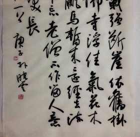 孙晓云书法 陈与义诗一首，中国书法家协会主席