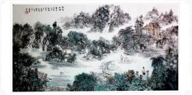 杨彬国画作品真迹，中国美术家协会会员，海南省美术家协会理事。