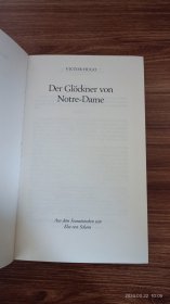德文原版 Der Glöckner von Notre Dame 皮革面精装32开本 私藏品佳 雨果 Notre-Dame of Paris