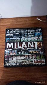 意大利语原版 MILAN 18  IL CLUB PIU' TITOLATO AL MONDO 带两张DVD精装16开本私藏品佳