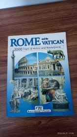 英文原版 Rome: 2000 Years of History and Masterpieces 16开本私藏品佳