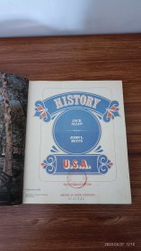 英文原版 History, U.S.A 精装小16开本 品好