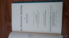 英文原版 An Alternative Sociology 32开精装私藏品好