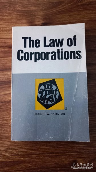 英文原版 The law of corporations 罗伯特·W.汉密尔顿 公司法概要 小32开本私藏品佳