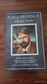 英文原版 D. H. Lawrence：selected works ：Sons and Lovers，The Prussian Officer And Other Stories ，Lady Chatterley's Lover 精装小16开本 私藏品好