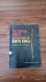 英文原版 the human rights situation in north Korea 32开本私藏品好