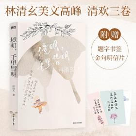 林清玄清欢三卷 境明，千里皆明+情深，万象皆深+心美，一切皆美【全三册】