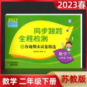 2023春亮点给力同步跟踪全程检测二年级数学下册江苏版单元综合分类月考期中期末测试卷