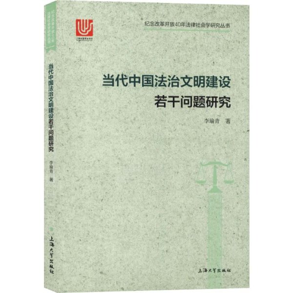 当代中国法治文明建设若干问题研究