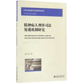 精神病人刑事司法处遇机制研究