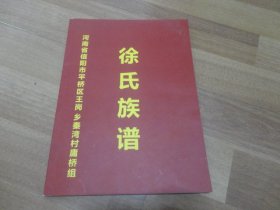 徐氏族谱【河南省信阳市】