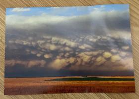 贺卡 卡片 Mammatus Clouds