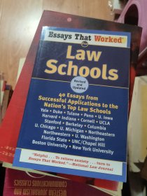 ESSAYS THAT WORKED/LAW SCHOOLS