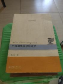 中国刑事合议庭研究