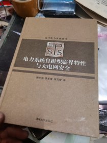 电力系统自组织临界特性与大电网安全梅生签赠本