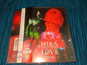 中岛美嘉 CONCERT TOUR 2004 LOVE Final DVD 日版 拆封