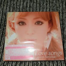 浜崎あゆみ 滨崎步 Love songs 初回限定CD+DVD【日版】仅拆原装