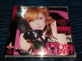 滨崎步 浜崎あゆみ STEP you CD+DVD 带贴纸自封袋 日版 拆封