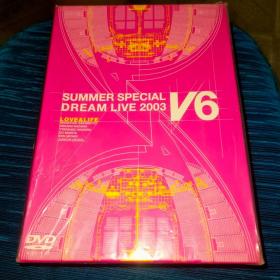 V6 2003 Summer Special Dream BOOK + Live DVD【日版】 仅拆