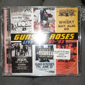 枪花 Guns N' Roses Live Era '87-'93 2CD 美版 未拆 盒裂