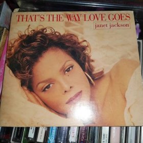 Janet Jackson That's The Way Love Goes CD单曲 欧版 拆封