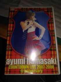 滨崎步 浜崎あゆみ Countdown Live 2007-2008 DVD 日版 拆封