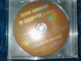 滨崎步 浜崎あゆみ A COMPLETE ALL SINGLES 宣传碟CD 日版 拆封