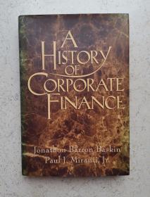 A History Of Corporate Finance（样书）