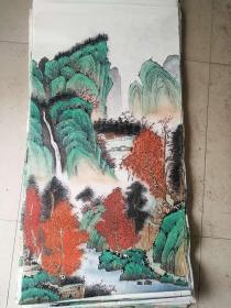 纯手绘《国画山水画》；