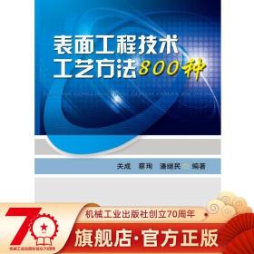 表面工程技术工艺方法800种 关成 蔡珣 潘继民 氧化处理 磷化处理 铬酸盐 钝化 着色 染色 电镀单金属 气相沉积