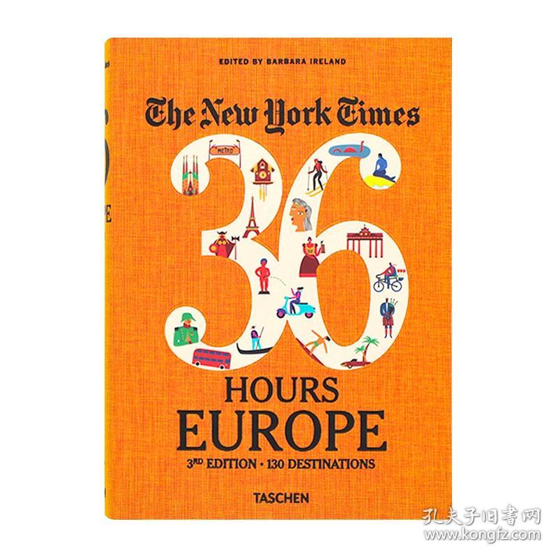 现货 The New York Times: 36 Hours Europe 纽约时报推荐 欧洲旅游指南手册 英文原版