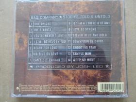 硬核摇滚 Bad Company – Stories Told & Untold 开封CD