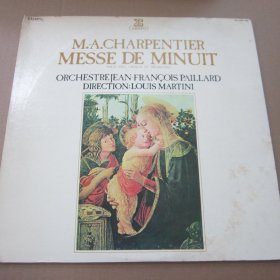 ORCHESTREJEAN-FRANCOIS PAILLARD  M.A.CHARPENTIER  MESSE DE MINUIT  POUR SOLL CHOEUR ET ORCHESTRE  黑胶LP唱片