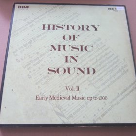 History Of Music In Sound - Volume II - Early Medieval Music Up To 1300 音乐简史 卷2 黑胶2LP唱片